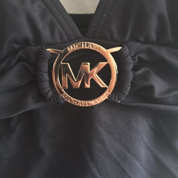 Michael kors black one piece swim suit size 6 - Picture 2 of 4